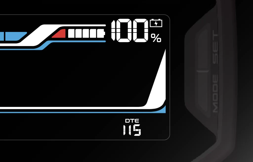 Battery & Distance to Empty - Himaalayaa TVS