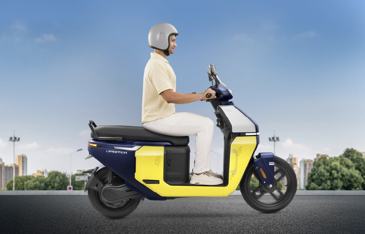 TVS Orbiter Himaalayaa TVS - Upright handlebar