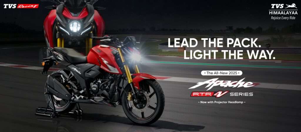 New TVS apache RTR 160 4V - Himaalayaa TVS