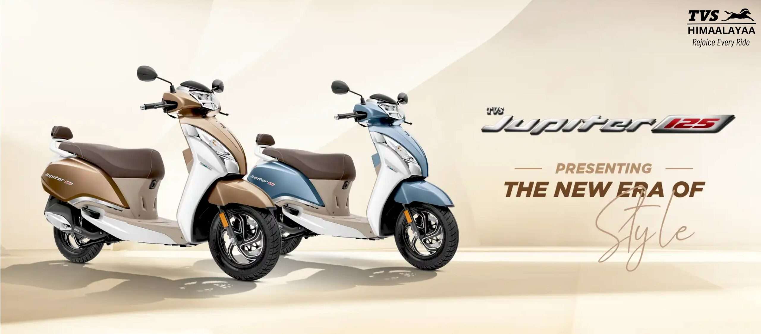 New TVS Jupiter 125 - Himaalayaa TVS