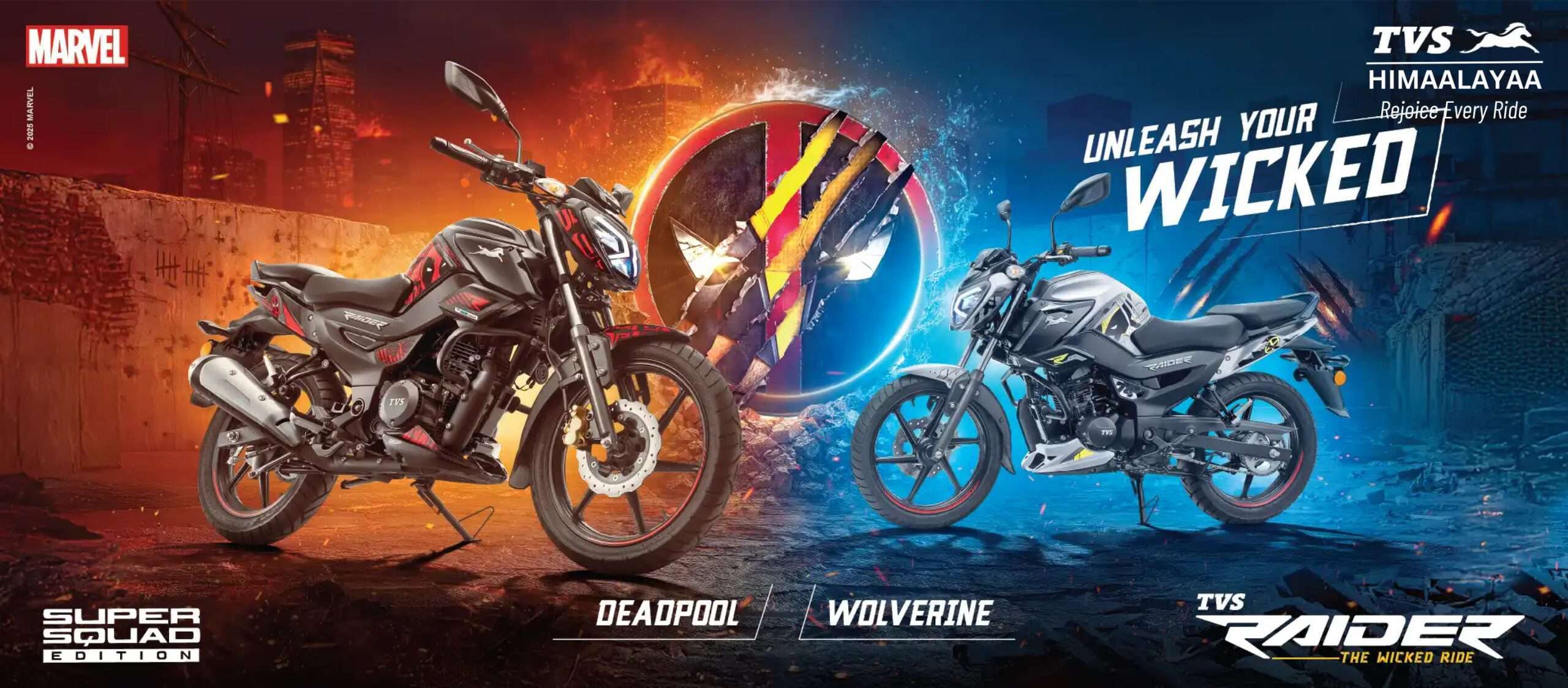 New TVS Raider - Himaalayaa TVS