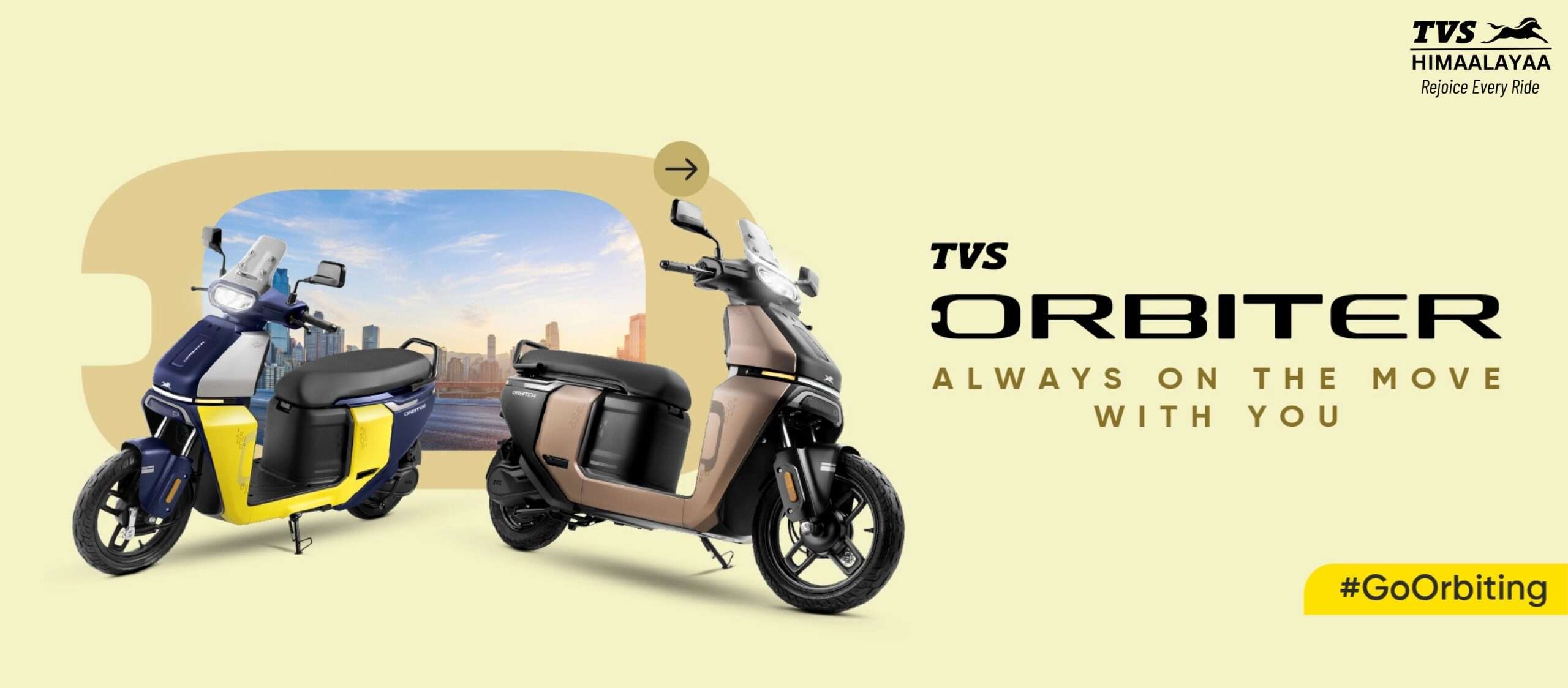 New TVS ORBITER - Himaalayaa TVS