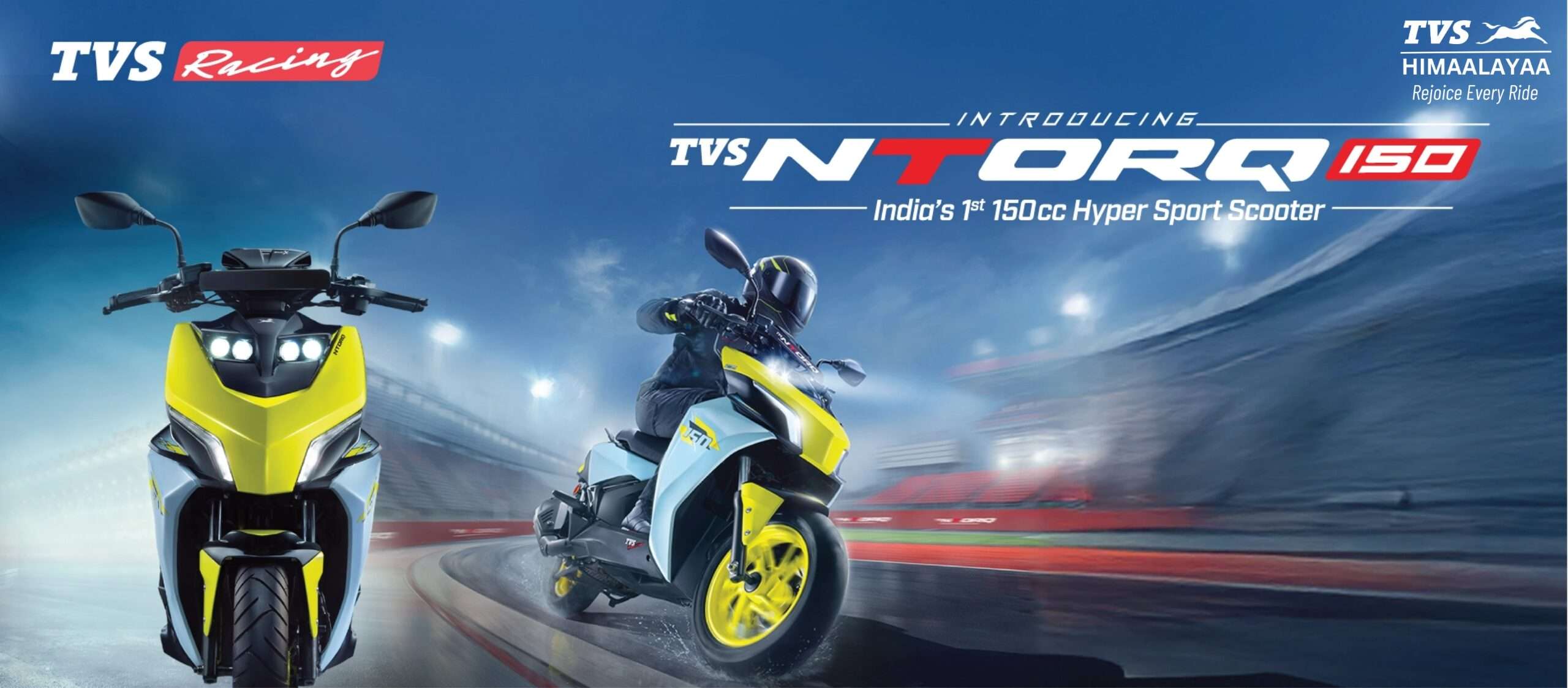 New TVS Ntorq 150 - Himaalayaa TVS