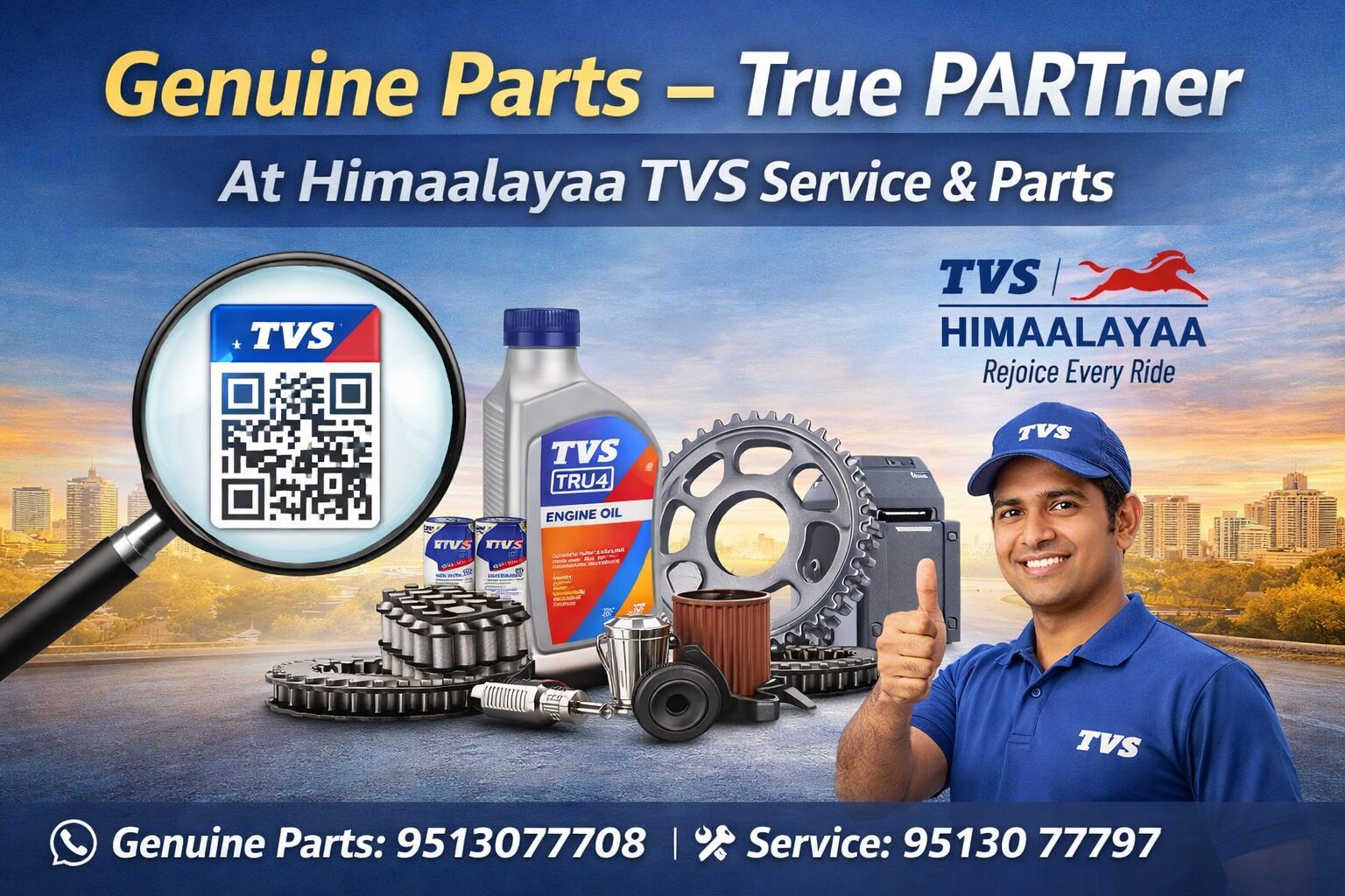 TVS geninue Parts - Himaalayaa TVS