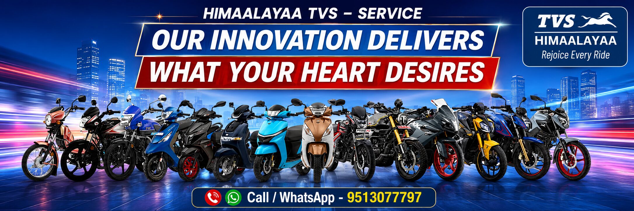 Authorized TVS Service Center in Bengaluru Himaalayaa TVS Service & Parts