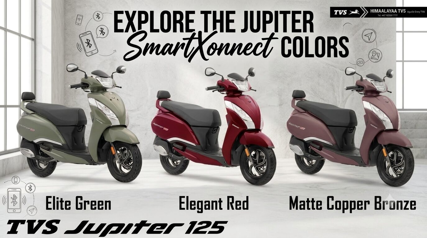 TVS Jupiter 125 SmartXonnect - Himaalayaa TVS